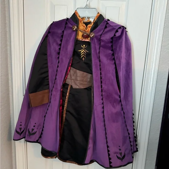 Princess Anna dress with cape. Purchased at Disney store. Great condition. - Picture 1 of 5